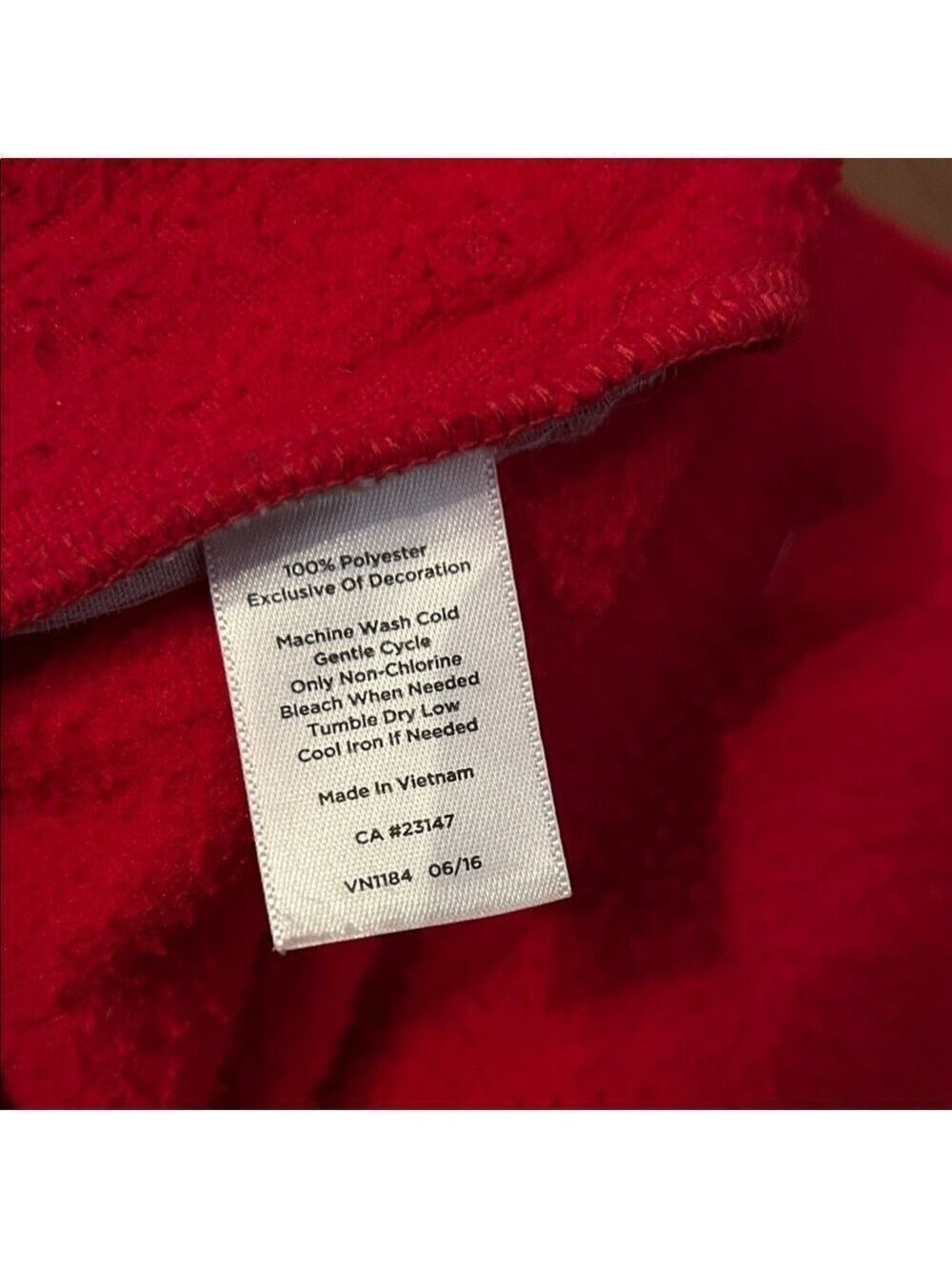 Talbots Red Quilted Shoulder Zip Jacket - Picture 5 of 7